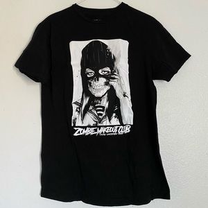 ZOMBIEMAKEOUTCLUB Ski Mask Tee